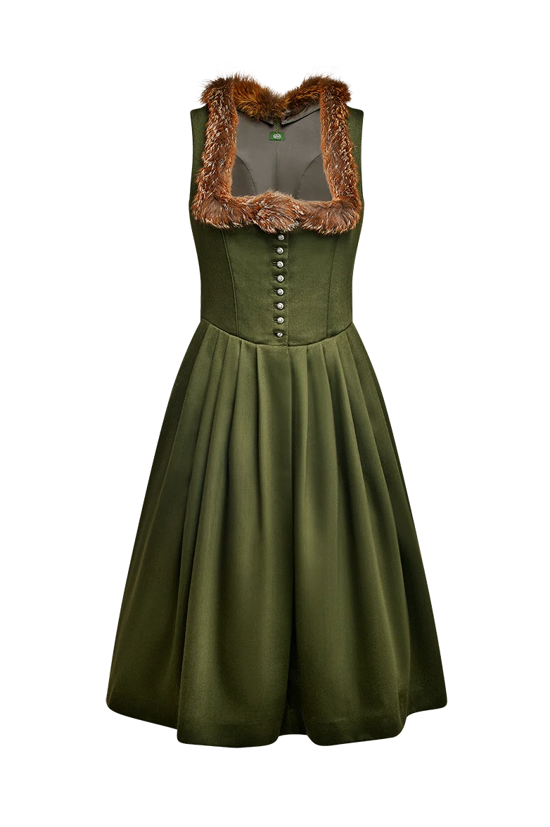 Jagd-Dirndl mit Rotfuchsband