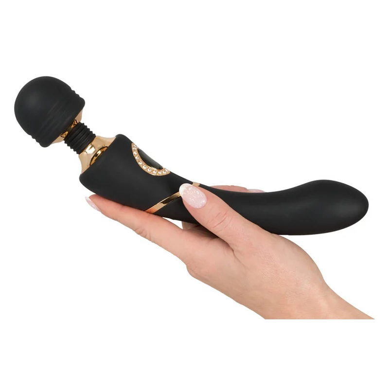 Cleopatra Wand Massagestab in edler Optik mit 10 Vibrationsmodi
