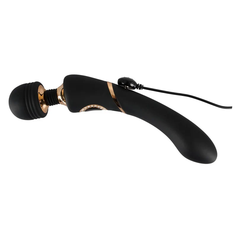 Cleopatra Wand Massagestab in edler Optik mit 10 Vibrationsmodi