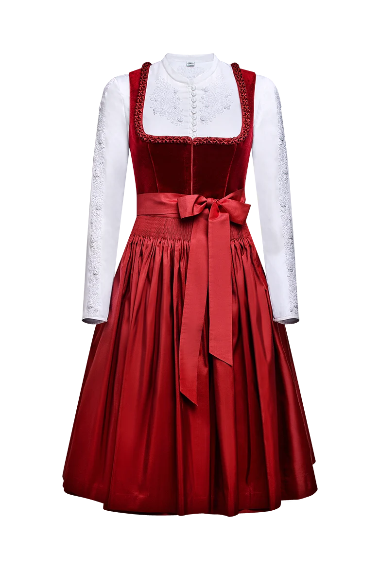 Dirndl aus Samt