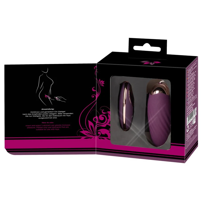 Vibro-Ei Shaking Love Ball mit schüttelnd-pulsierendem Innenmagneten