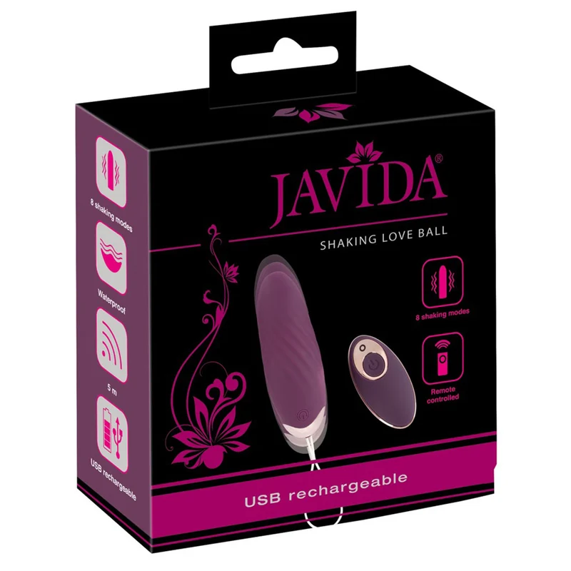 Vibro-Ei Shaking Love Ball mit schüttelnd-pulsierendem Innenmagneten