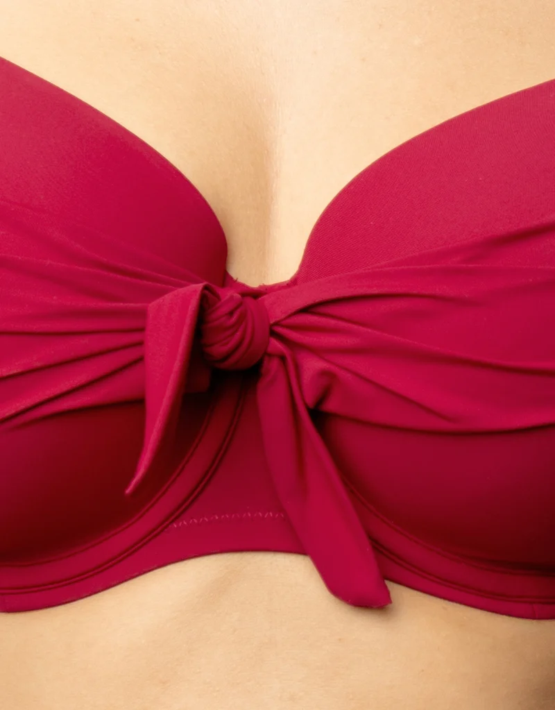 Schalen-Bikini-Top Valencia Cherry