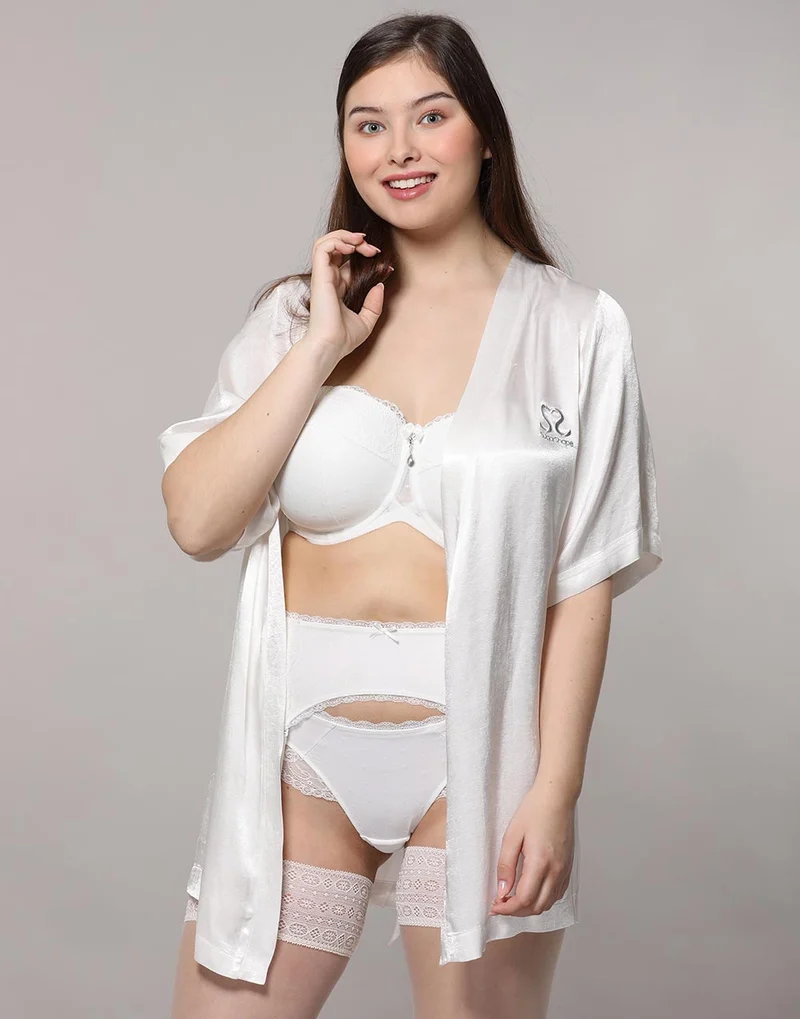 Strumpfhalter Diamond Ivory