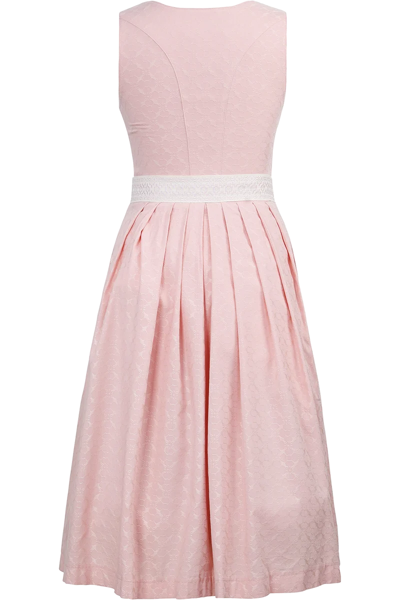 Dirndl 75cm mit Jacquardmuster und Reißverschluss