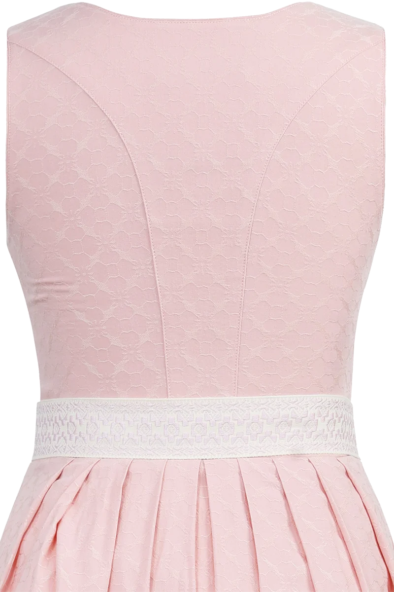 Dirndl 75cm mit Jacquardmuster und Reißverschluss
