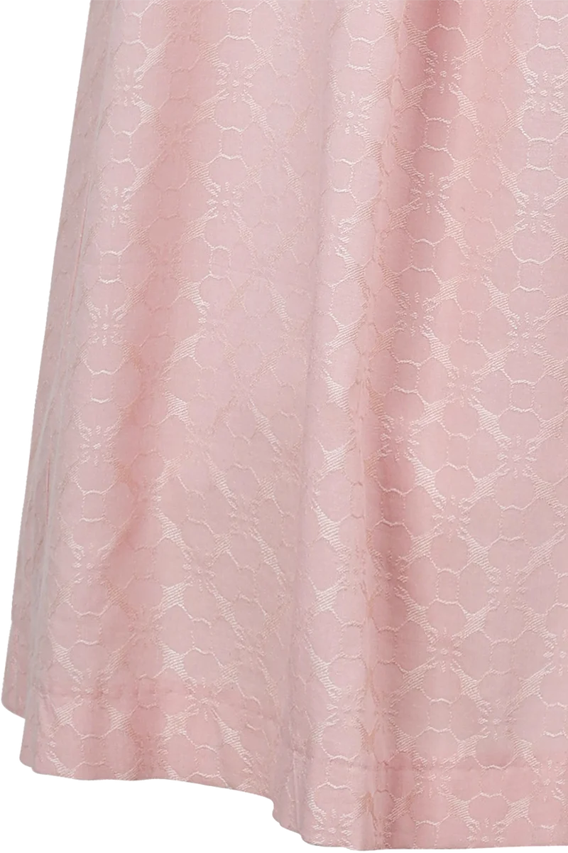 Dirndl 75cm mit Jacquardmuster und Reißverschluss