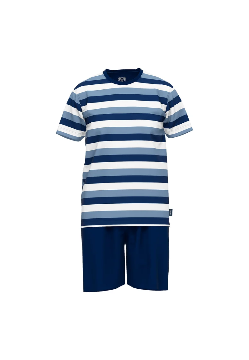 CECEBA Shorty, Rundhals blau-mittel-Ringel