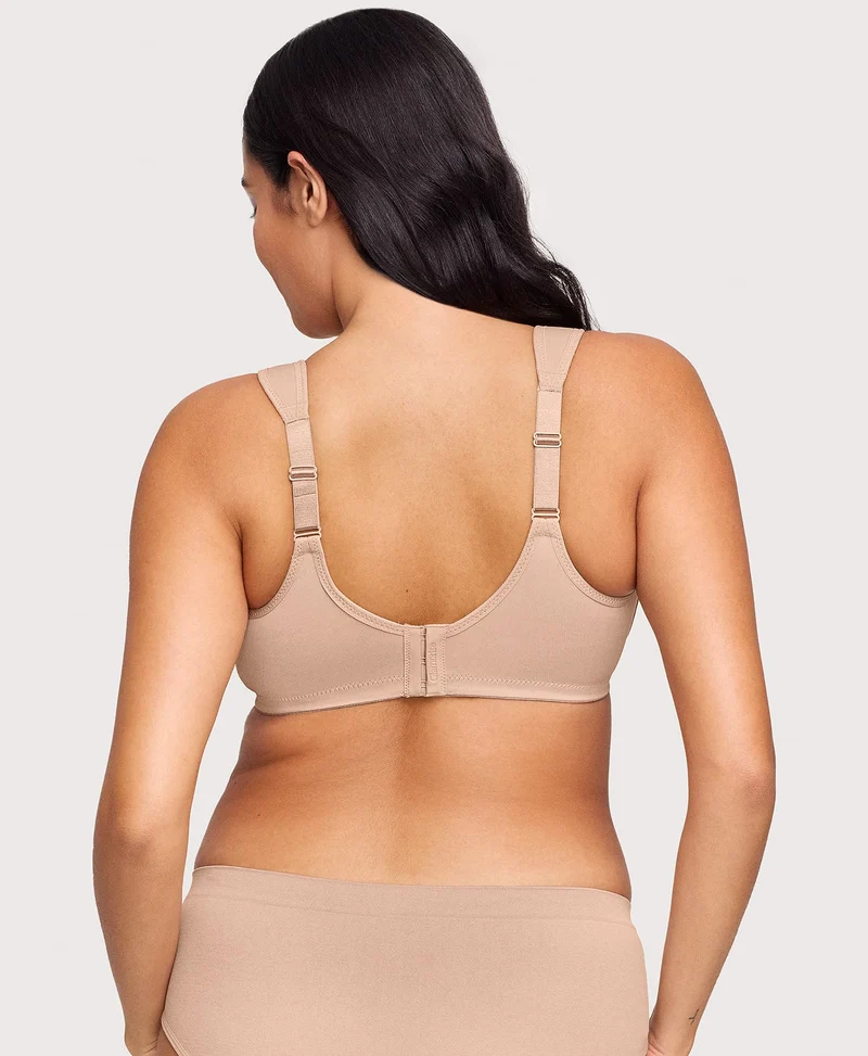 Low Cut WonderWire Lace Bra Cafe