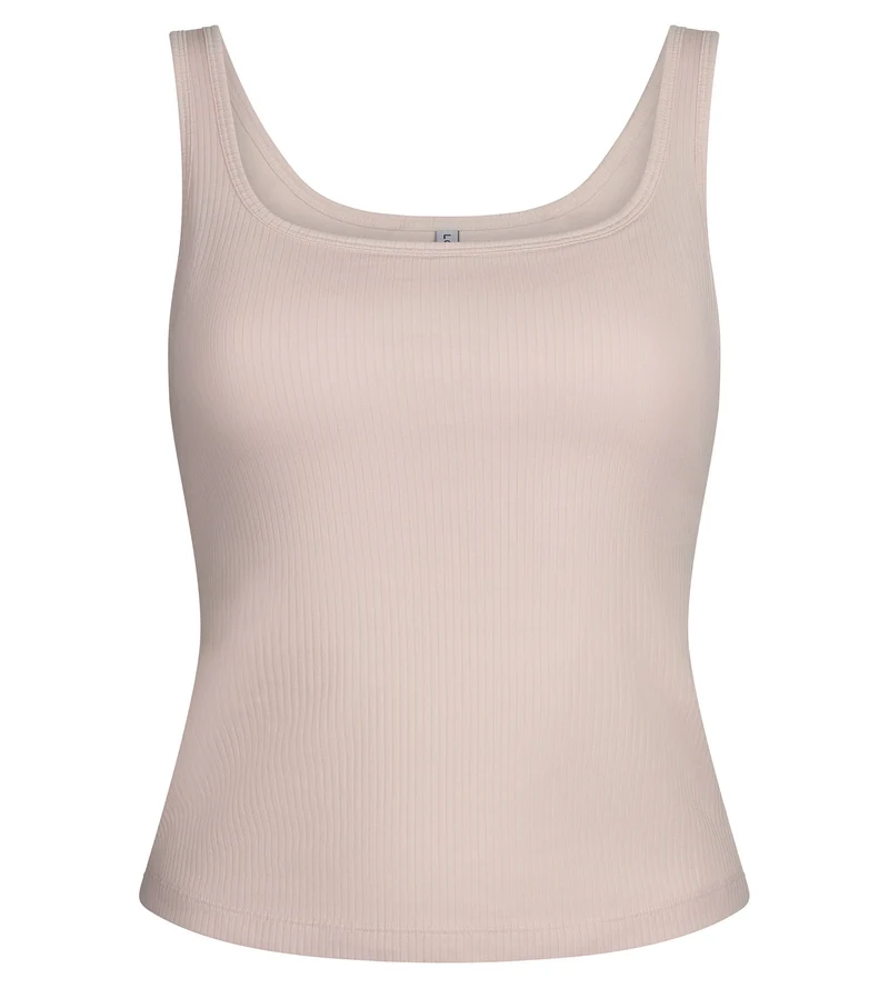 Damen-Tanktop mit integriertem BH in Rosa von Dim Summer