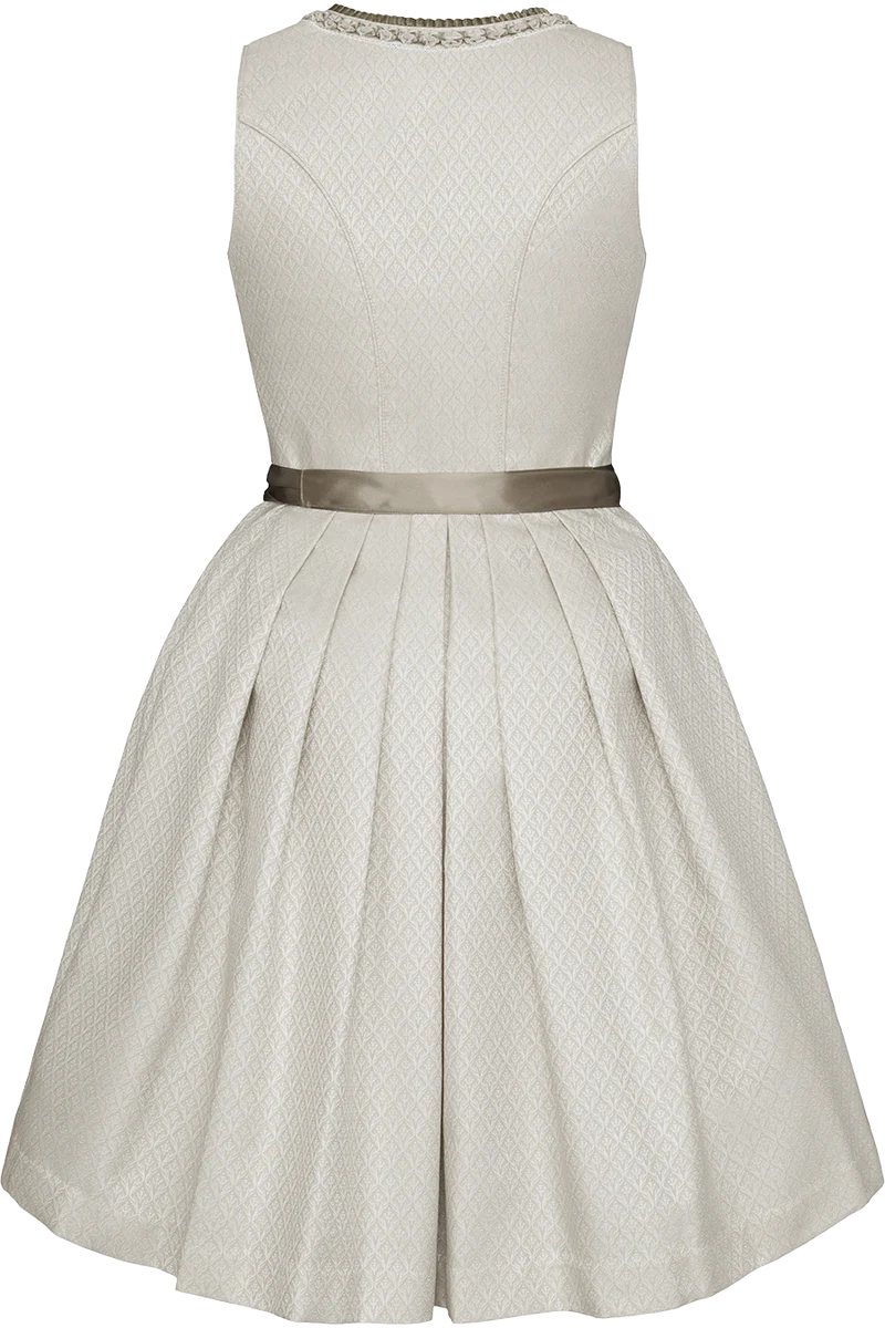 Mini-Dirndl mit Schnürung und transparenter Schürze