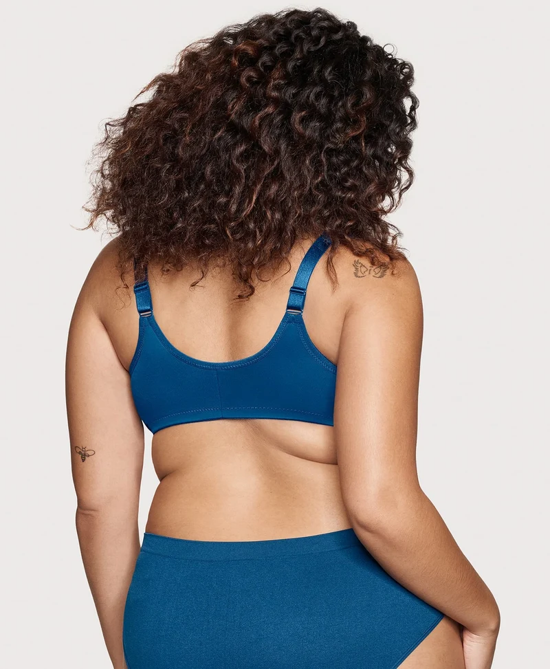 Front-Closure WonderWire Bra Dark Denim
