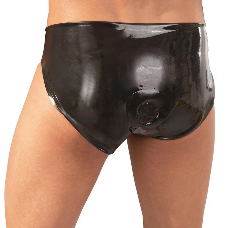 Latex Anal Dildo Slip M-L schwarz "Travis"