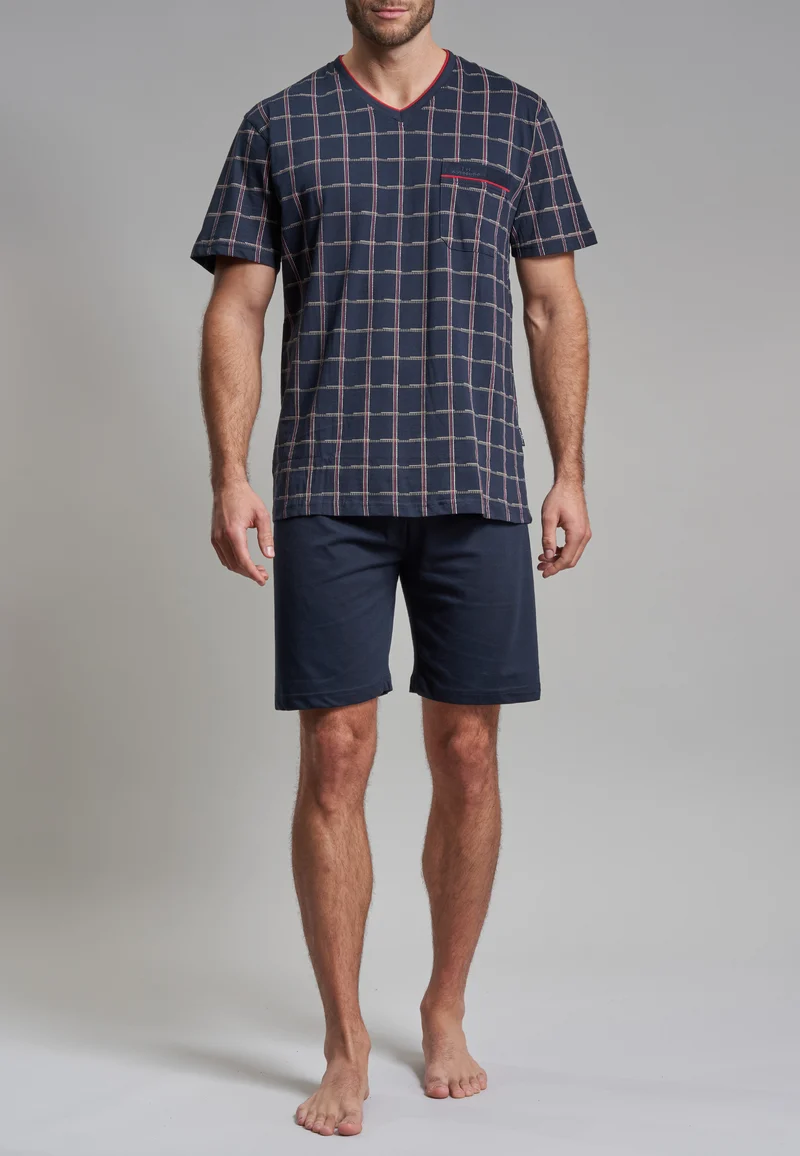 GÖTZBURG Shorty, V-Ausschnitt Navy