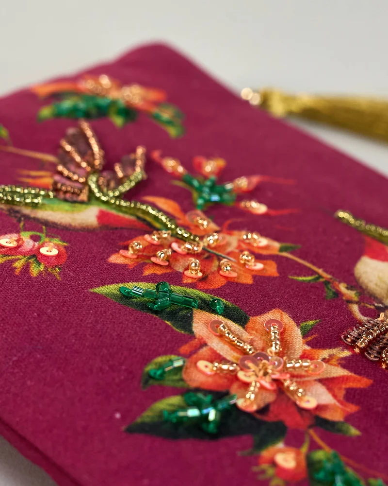 Kosmetiktasche Perlenkolibri - Herzilein-Wien GmbH