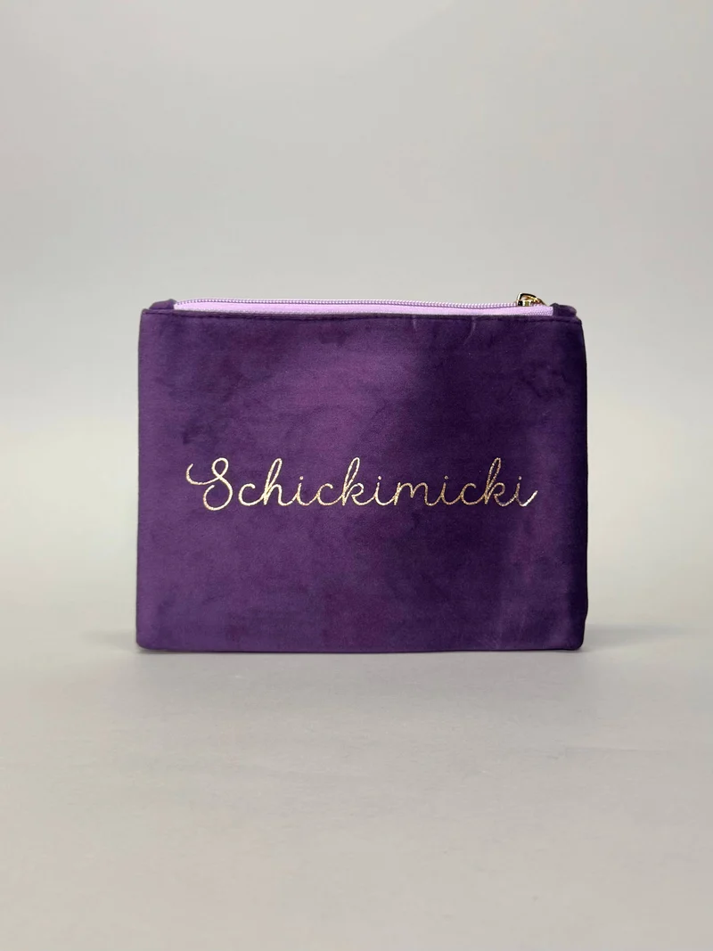 Kosmetiktasche Schickimicki - purple - Herzilein-Wien GmbH