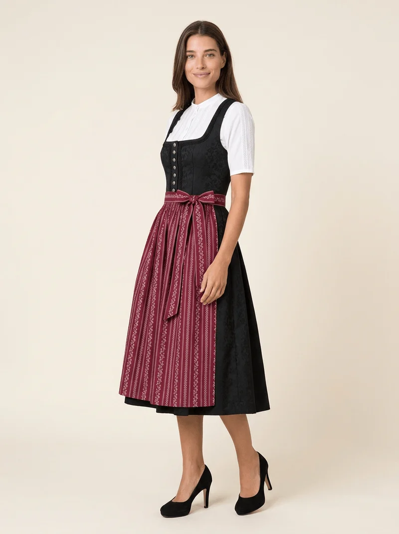 Dirndl Odette schwarz