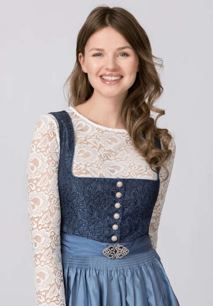 Dirndl Leonora blau