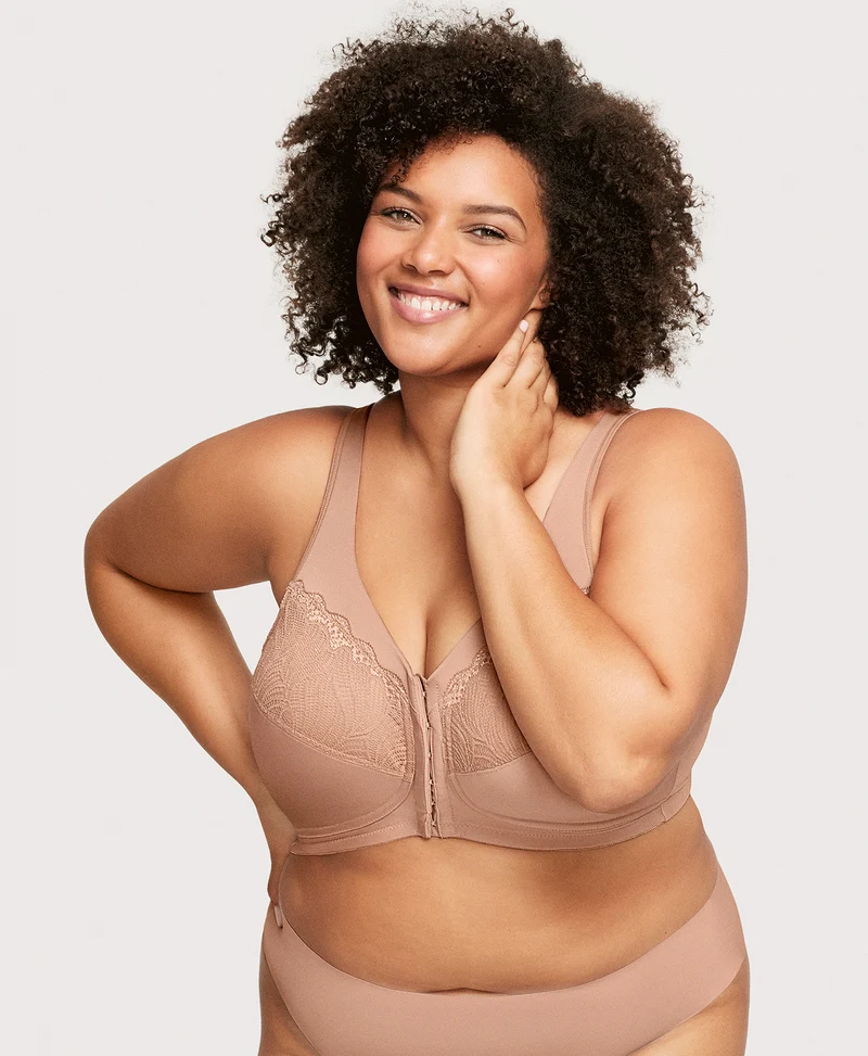 MagicLift Front-Closure Natural Shape Bra Cappuccino