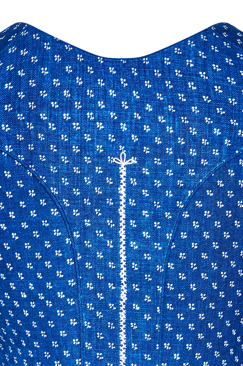 Echtes Blaudruckdirndl Edition