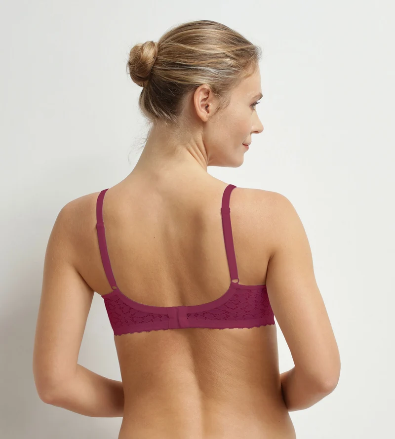 Triangel-BH mit Mikrofaser-Schaumstoffpolstern Fruits des Bois Daily Dentelle
