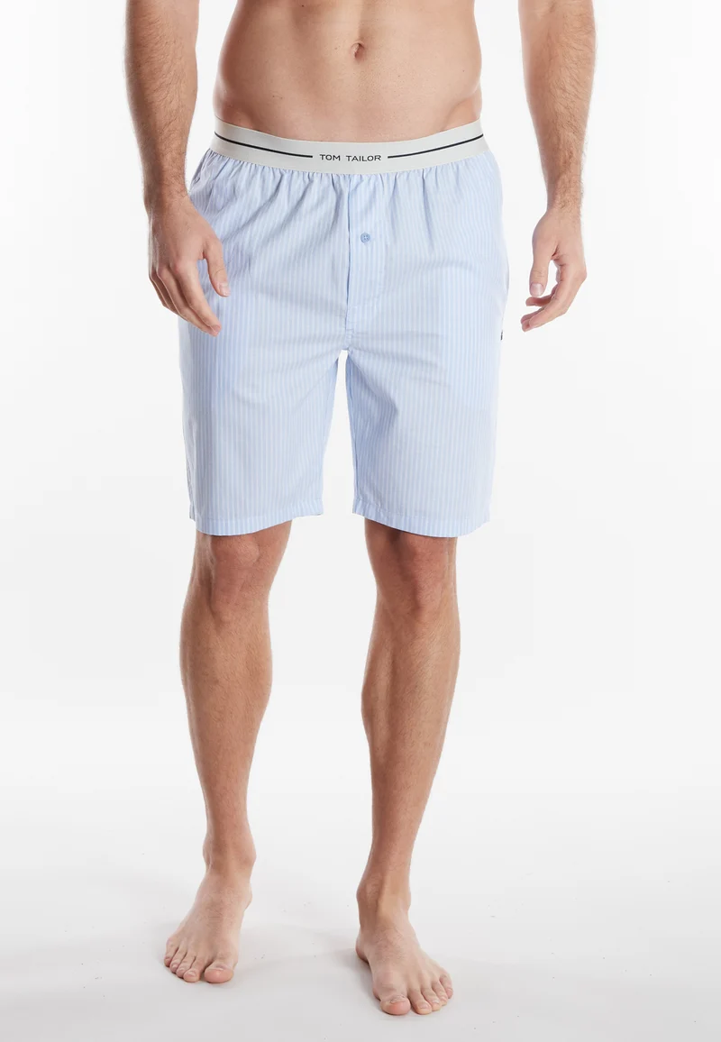 TOM TAILOR Bermuda blau-hell-Streifen