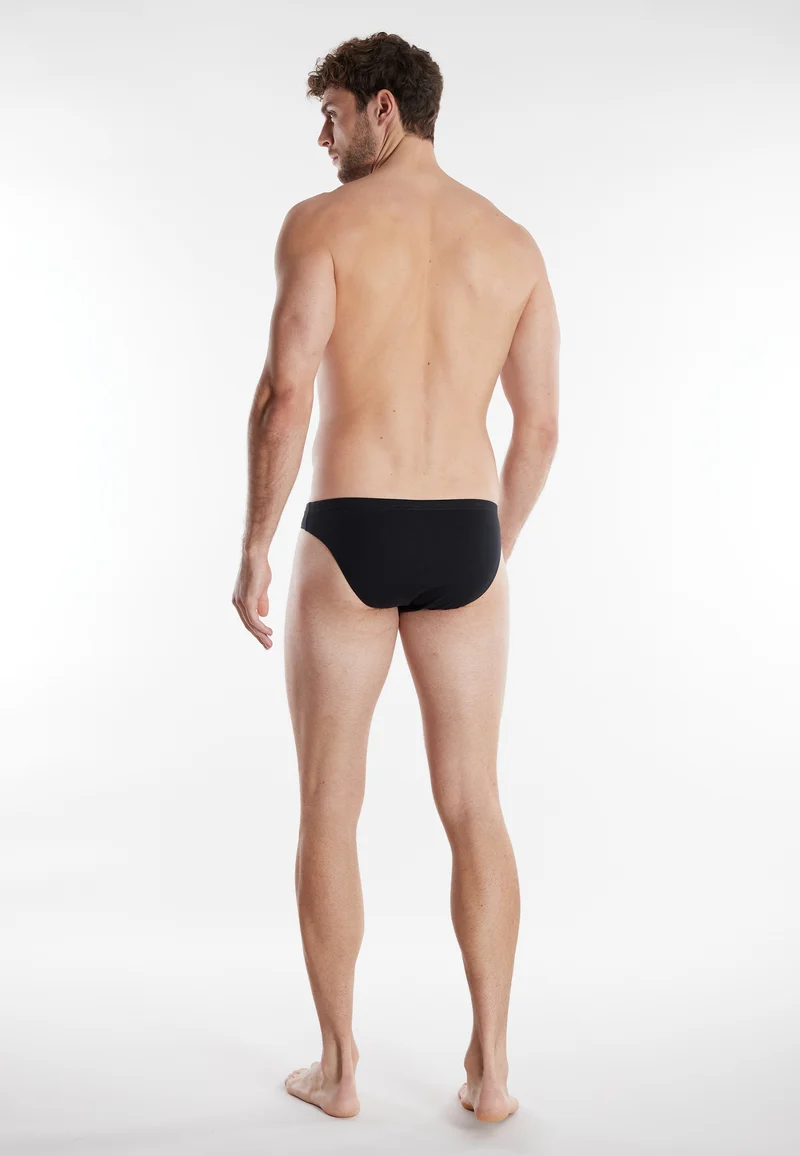 TOM TAILOR Mini Slip 7er-Pack schwarz-dunkel-uni