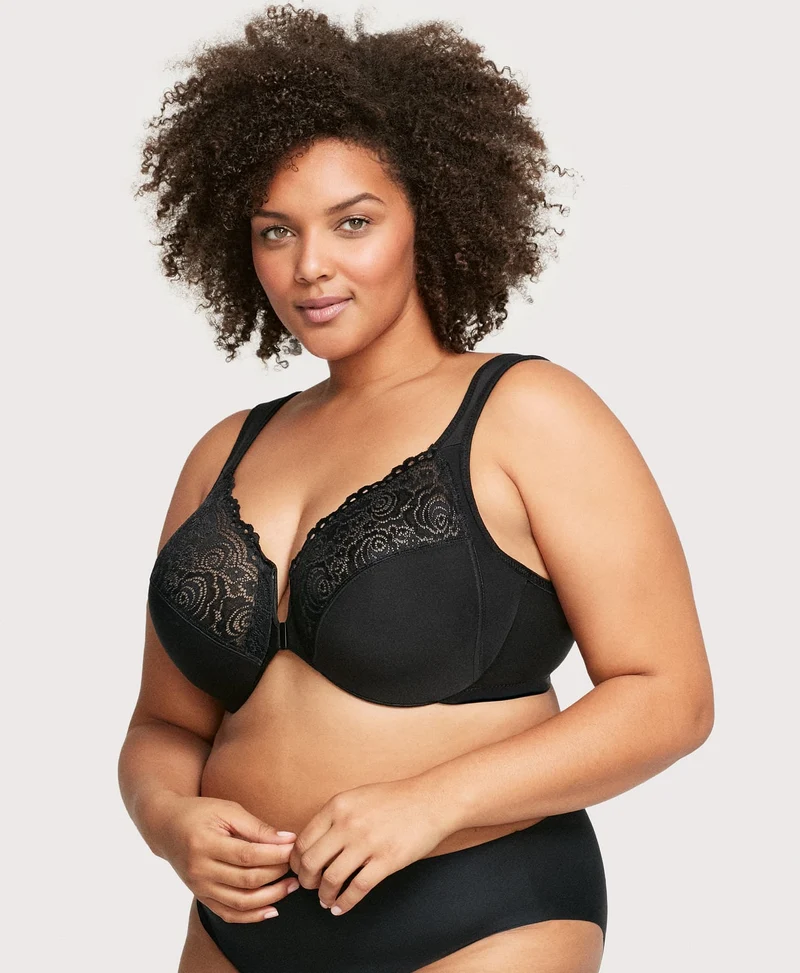 Front-Closure WonderWire Bra Black