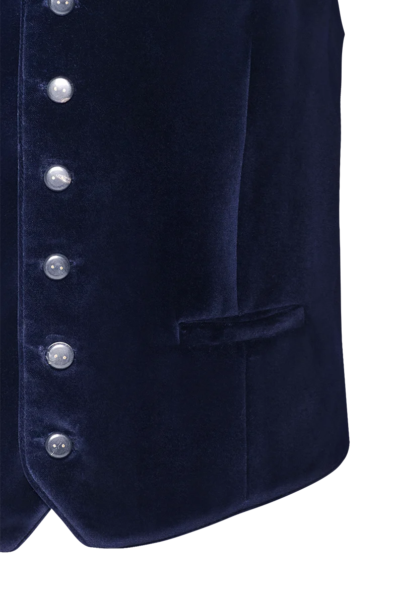 Ausseergilet aus Samt