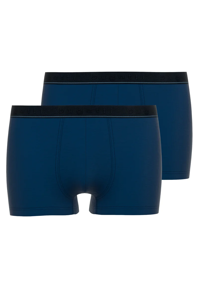 BUGATTI Pants, 2er Pack blau-dunkel-uni