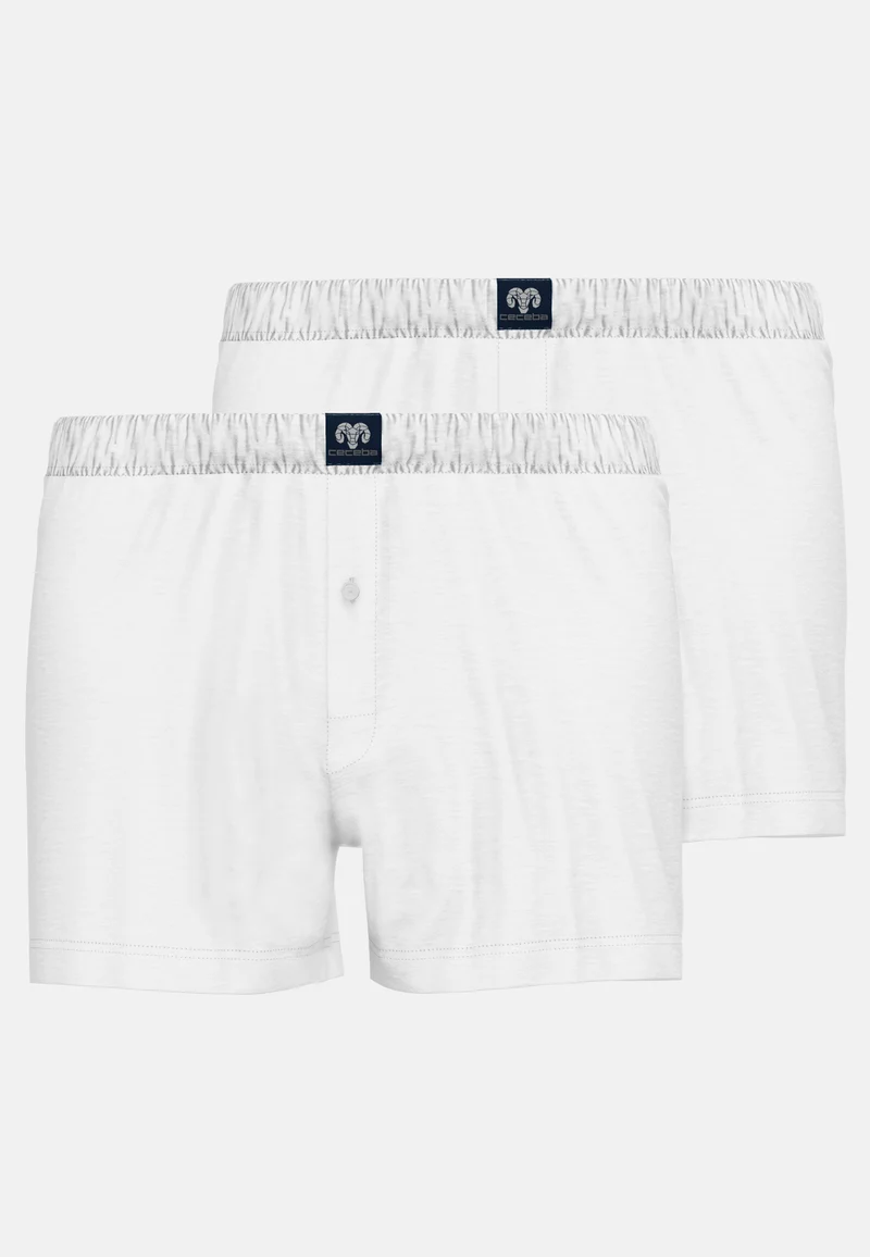 CECEBA Shorts 2er Pack weiss