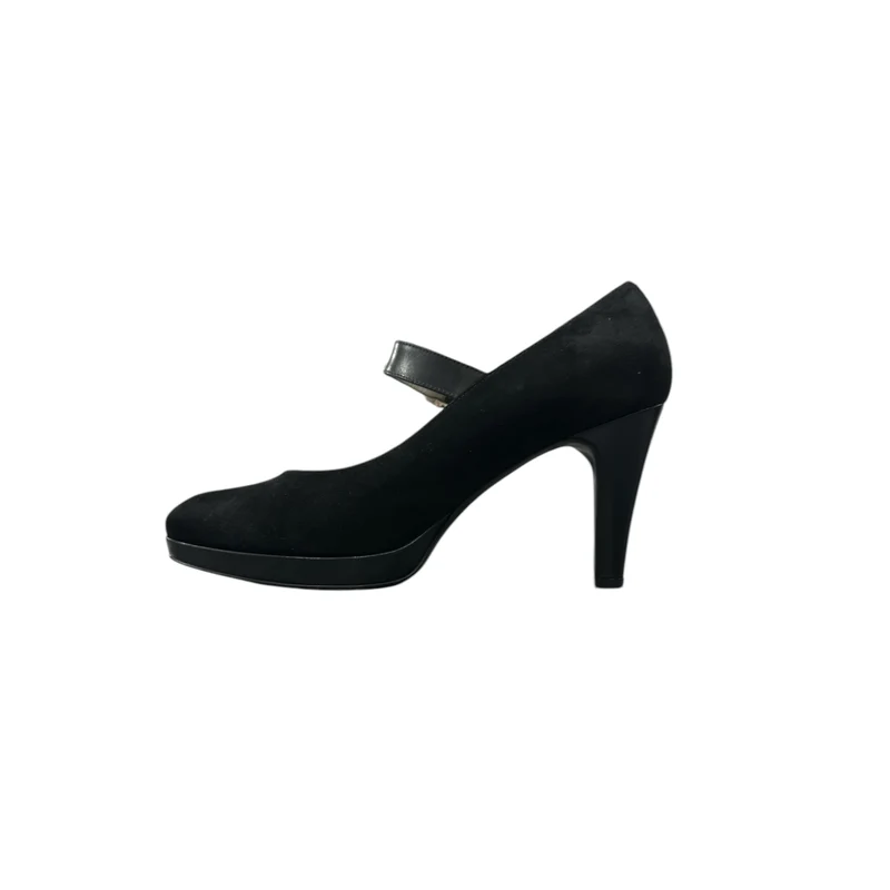 Schuhe Ziegenvelour Nappaschwarz