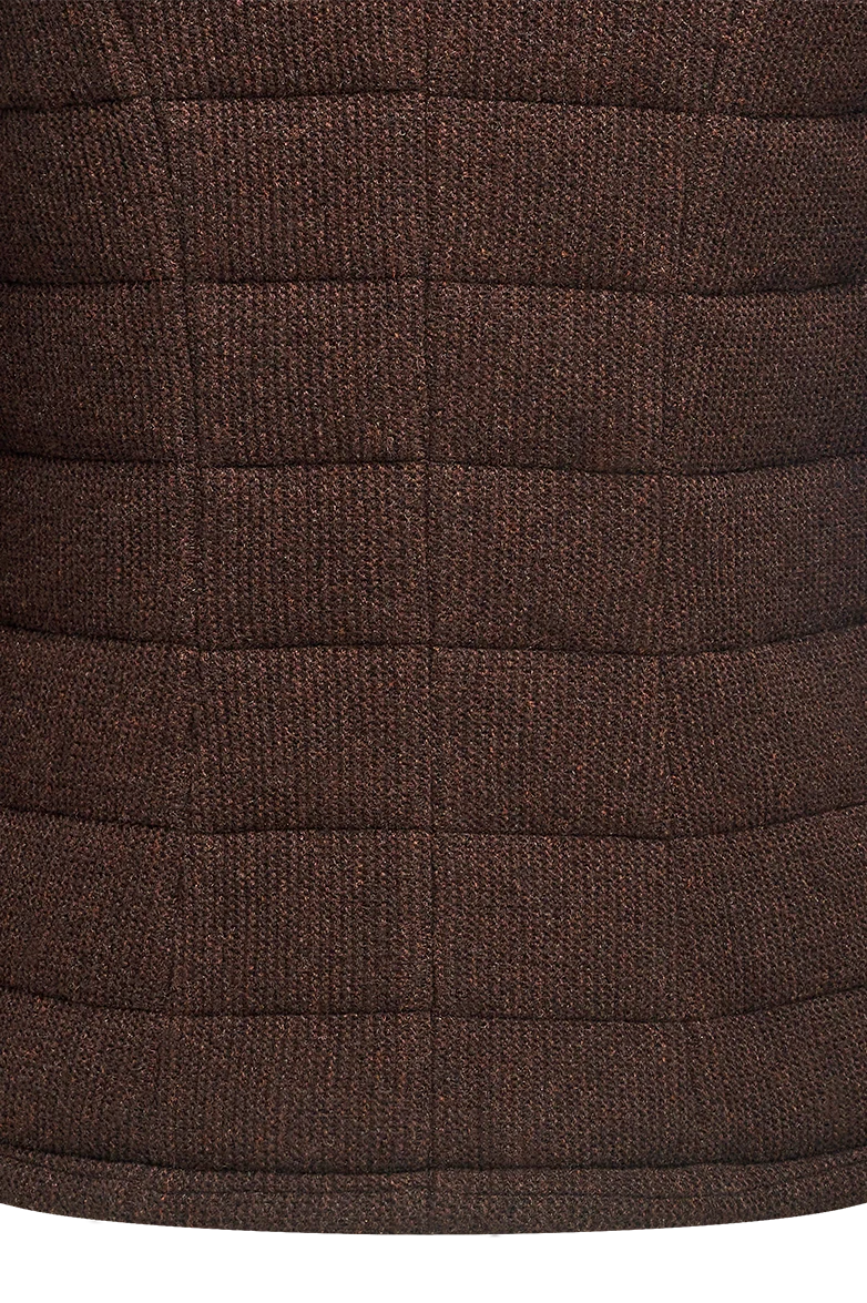 Stepp-Strickjacke mit Walk und Fuchs