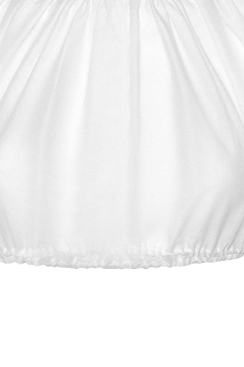 Faltenbesetzte Dirndlbluse