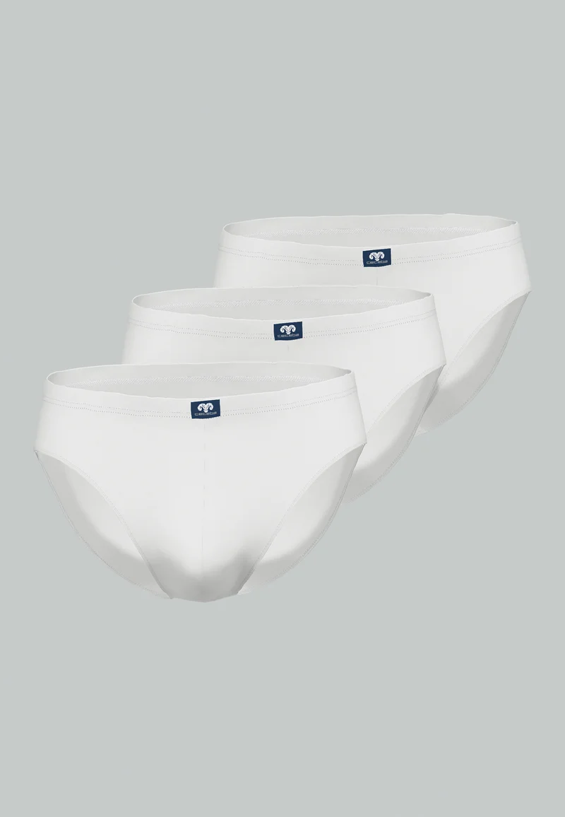 CECEBA Sport Slip 3er Pack weiss