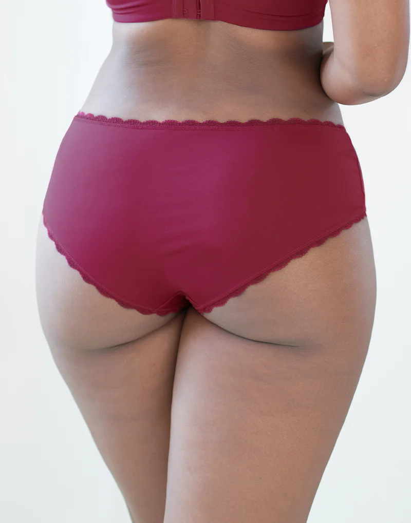 Panty Pure Basic Bordeaux