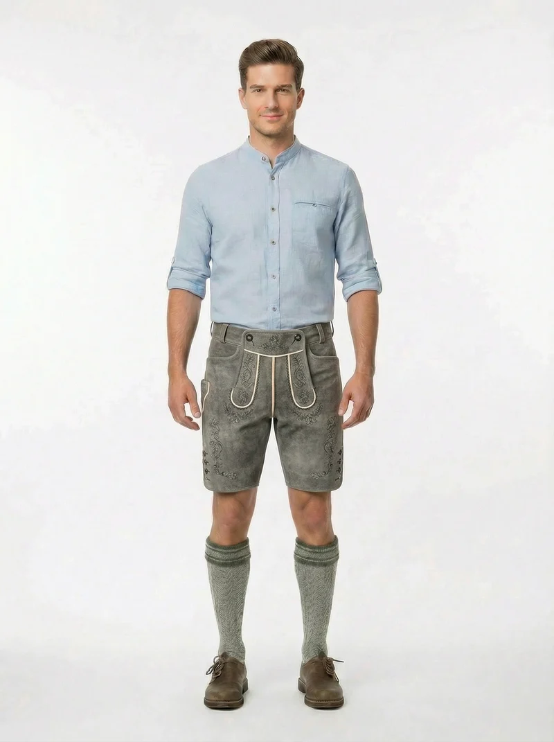 Luis Sämisch Hirsch Flanell/Grey
