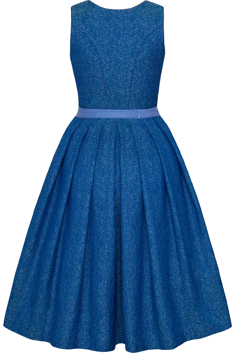 Midi-Dirndl mit Jacquardmuster