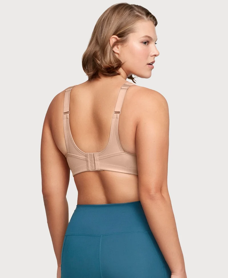 No-Bounce Camisole Sports Bra Cafe