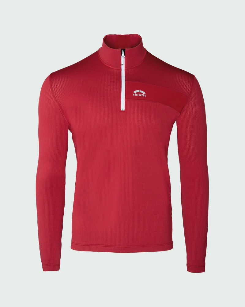 Mathon Active Grid Longsleeve Zip Shirt