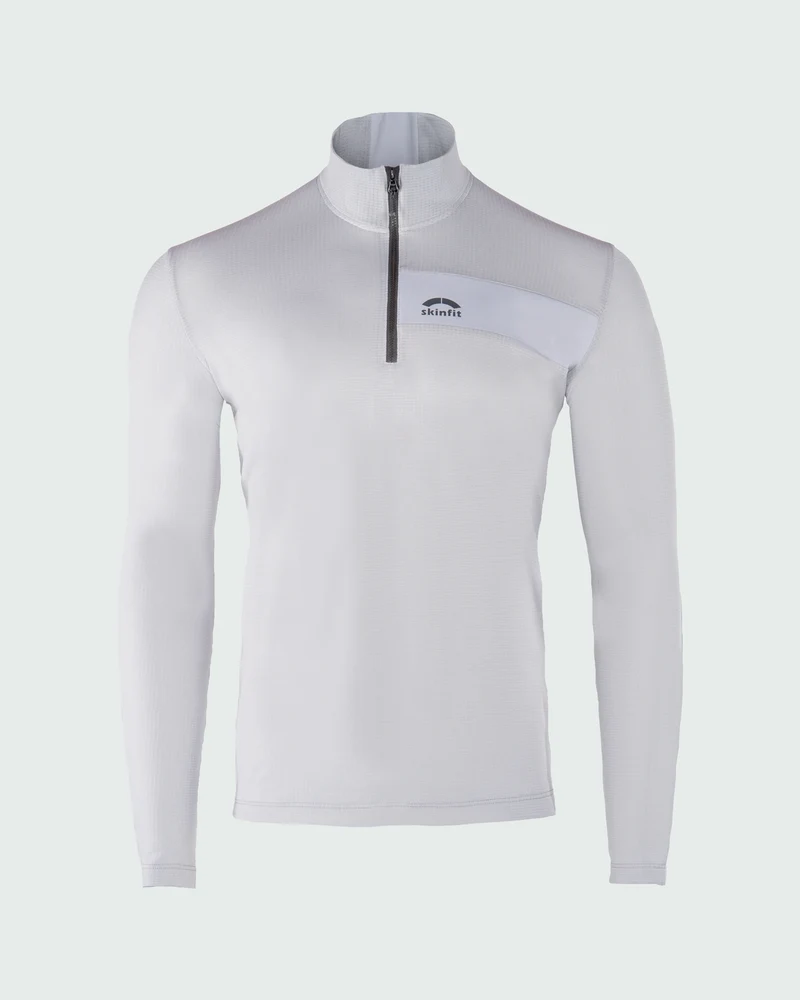 Mathon Active Grid Longsleeve Zip Shirt