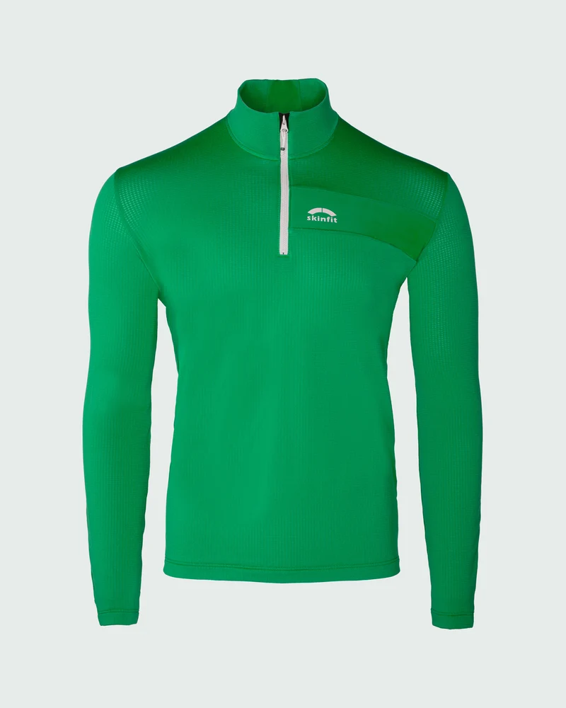 Mathon Active Grid Longsleeve Zip Shirt