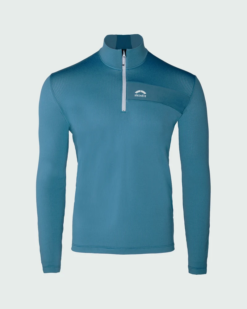 Mathon Active Grid Longsleeve Zip Shirt