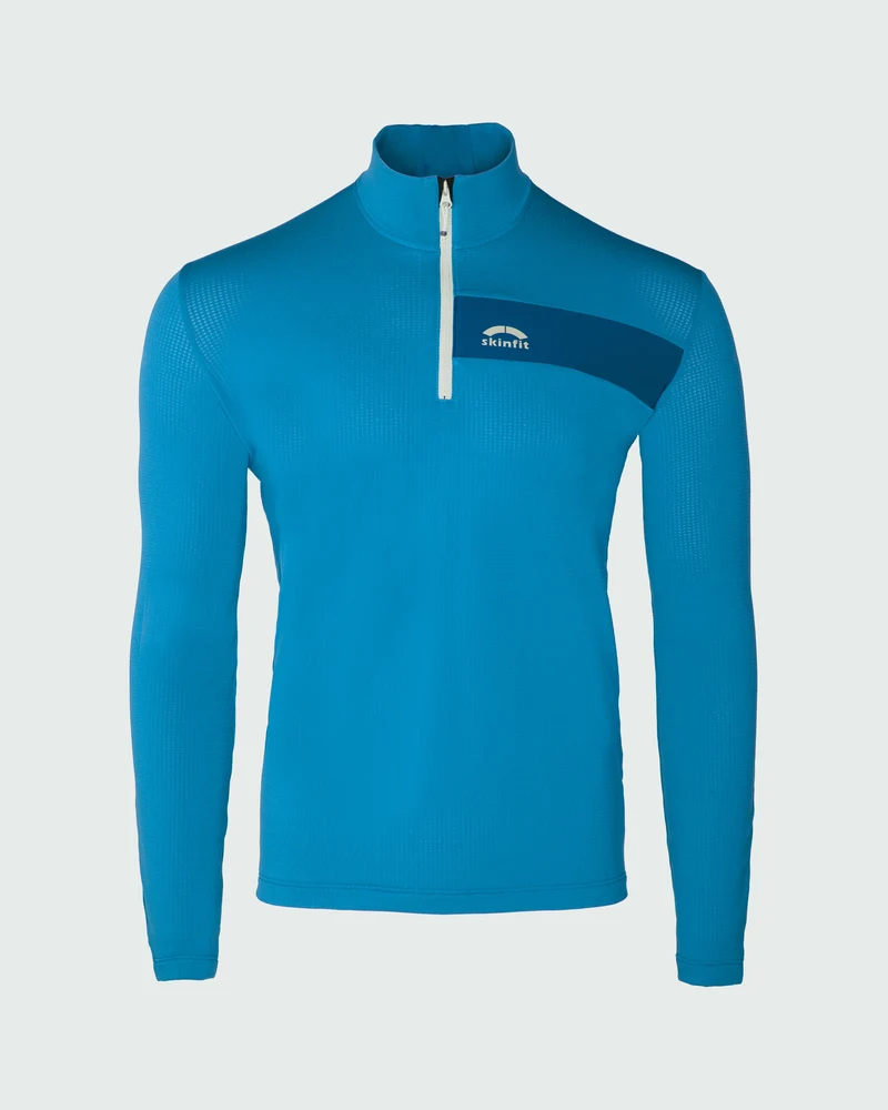 Mathon Active Grid Longsleeve Zip Shirt