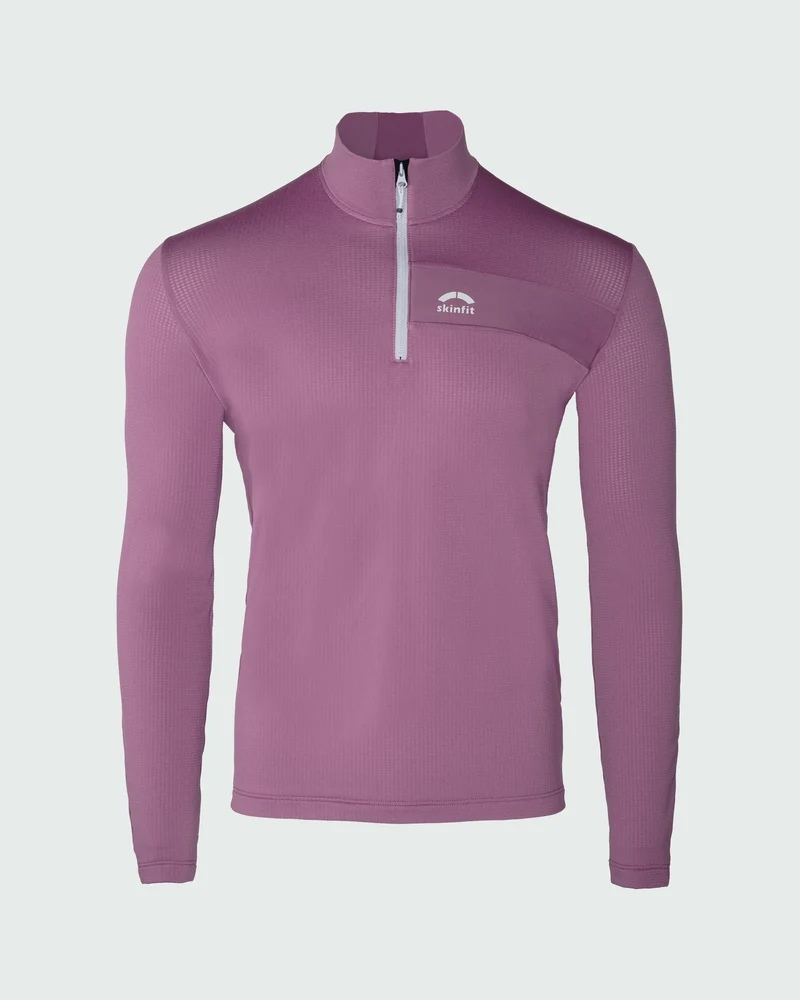 Mathon Active Grid Longsleeve Zip Shirt