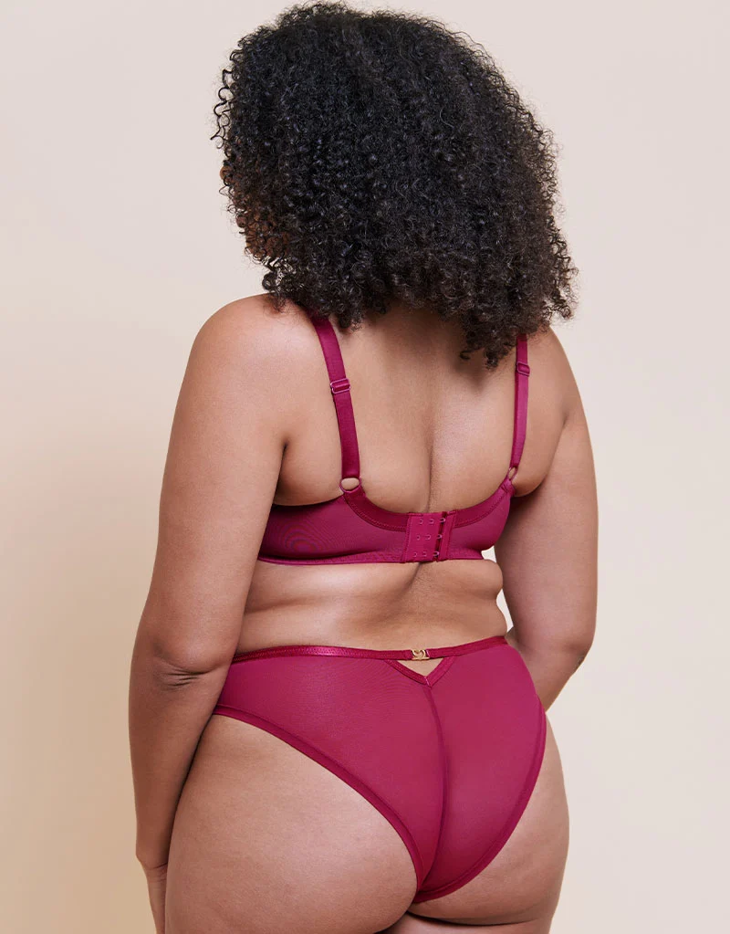 Curvy Kate Heartstopper Brazilian Brief Sangria