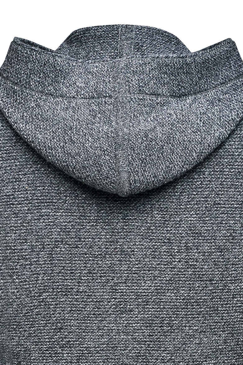 Strickjacke mit Kapuze