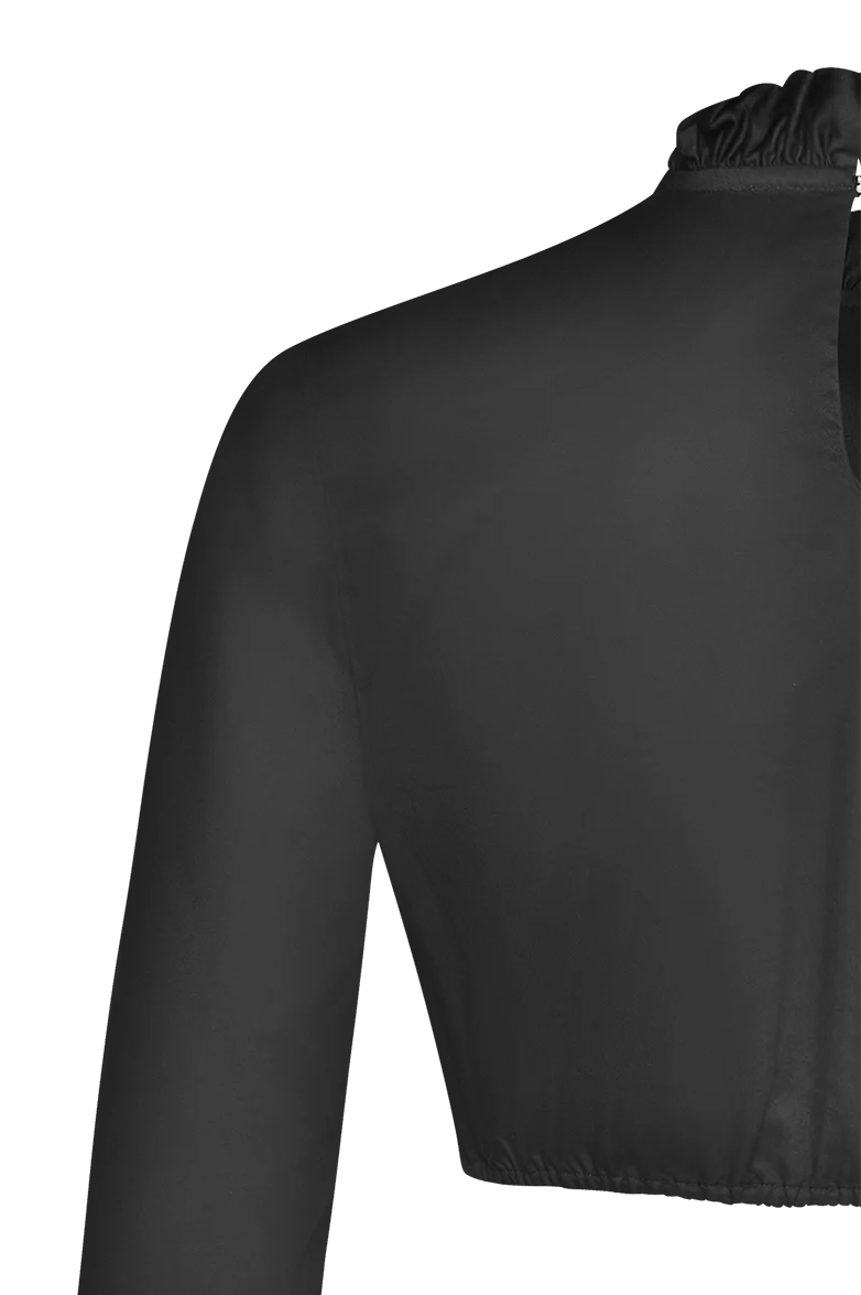 Dirndlbluse mit Rosen