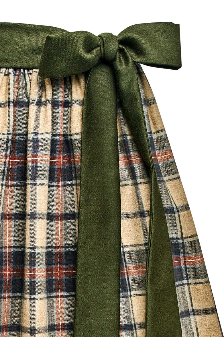 Jagd-Schürze mit Klassik-Karo