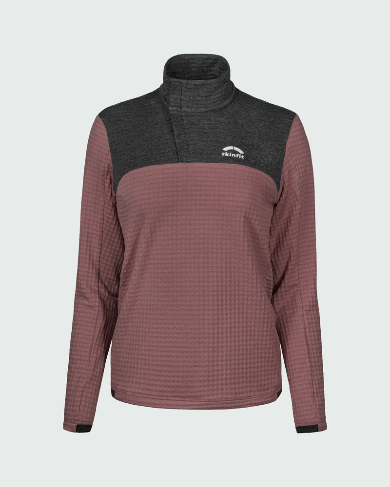 Ducan Flow Grid Longsleeve Zip Shirt W